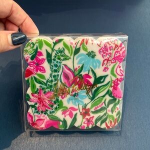 NWT/GWP Lilly Pulitzer Scalloped Coasters